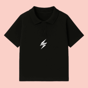 Raglan Polo Tee By STREAXSTONE (Black)